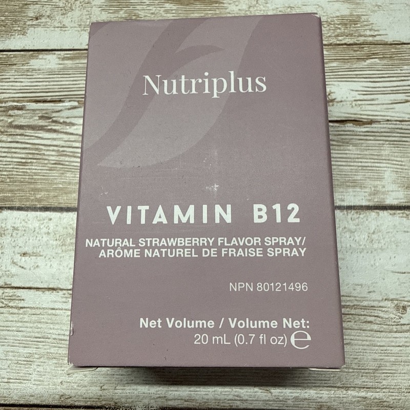 Nutriplus Vitamin B12 Oral Spray 1000mcg Methylcobalamin 20ml Energy Supplement