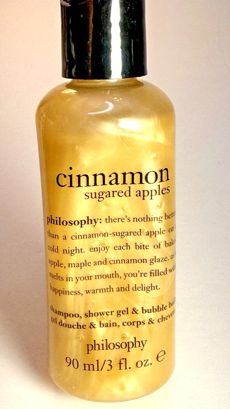 Philosophy Cinnamon Sugared Apples Shampoo, Bath & Shower Gel 3oz New