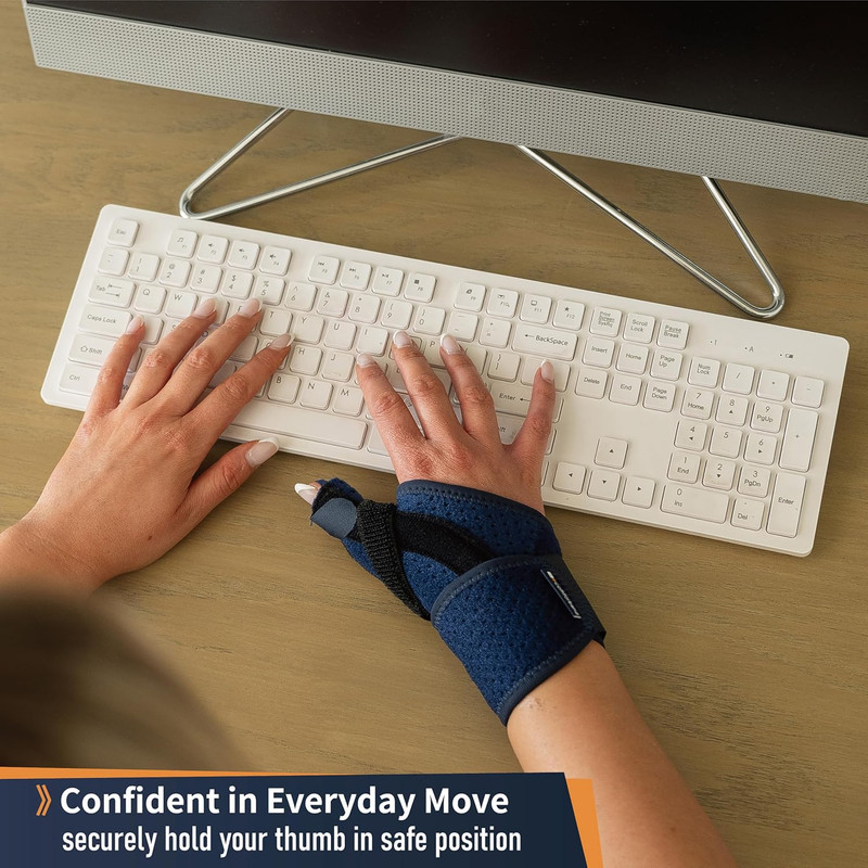 Comforband Adjustable Thumb Brace with Strap – CMC MCP Joint Thumb Spica Splint gallery