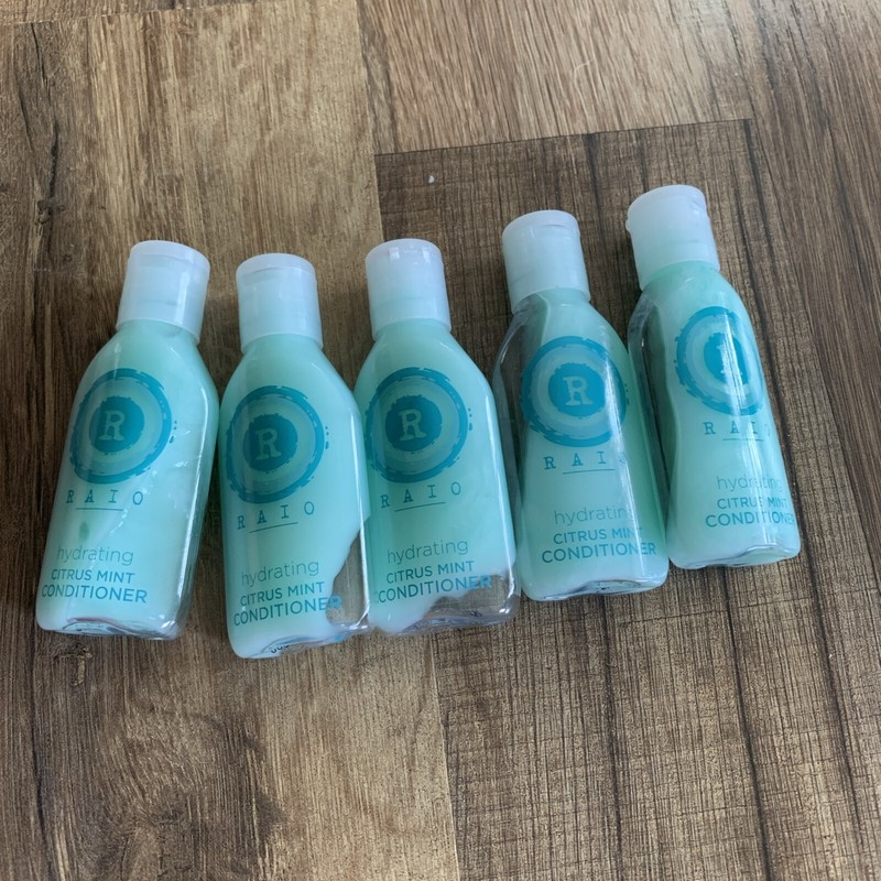 RAIO HYDRATING CITRUS MINT CONDITIONER TRAVEL SIZE LOT 5*