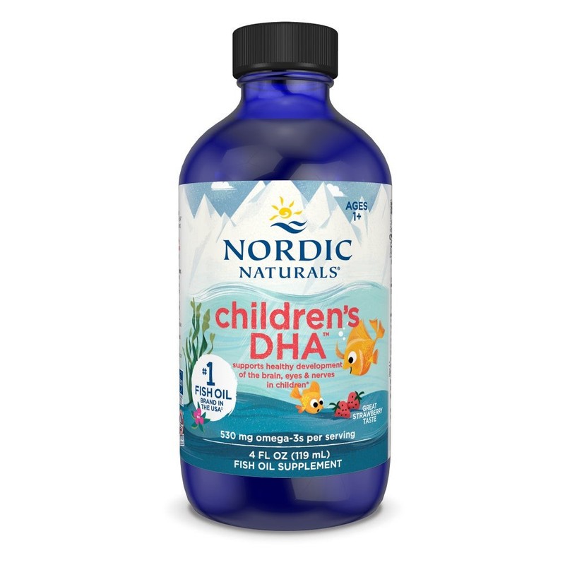 Nordic Naturals Children’s DHA Liquid – Omega-3 DHA Oil For Kids, 4 oz.