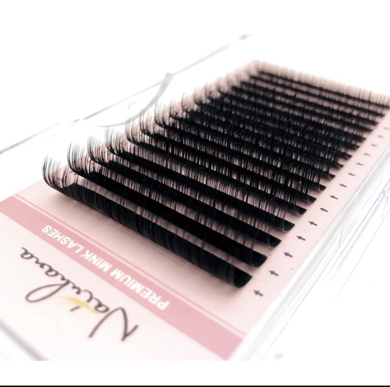 Professional Mink Eyelashes Extension D Curl 0.07mm 8-15mm Custom Natural Soft