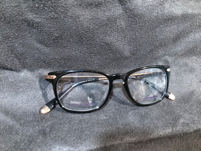 EYEFUNC 9102 Color 69 Black/Gold EYEGLASSES FRAME 46-18-148