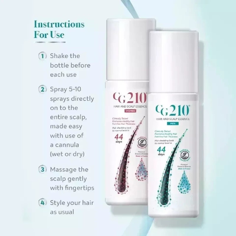 CG210 Hair and Scalp Essence for Men Hair Growth 80 ml ( X 3 ) FAST SHIPPING gallery