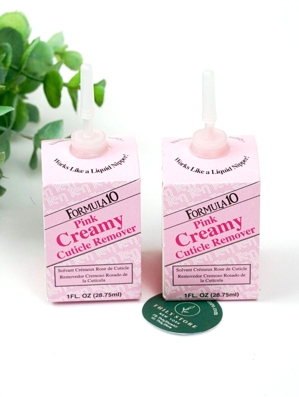 2 pcs Formula 10 Pink Creamy Cuticle Remover ( 1 oz Each x 2) New In Box