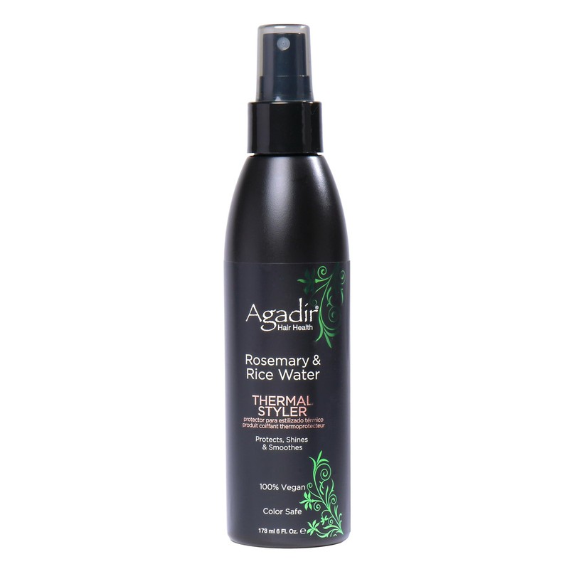 Agadir Rosemary & Rice Water Thermal Spray Shines and Smoothes 6 oz.