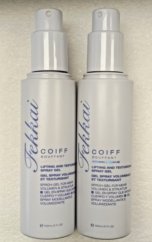 Fekkai Coiff Bouffant Lifting and Texturiz Spray Gel 5 oz – MISSING CAP – 2 PACK
