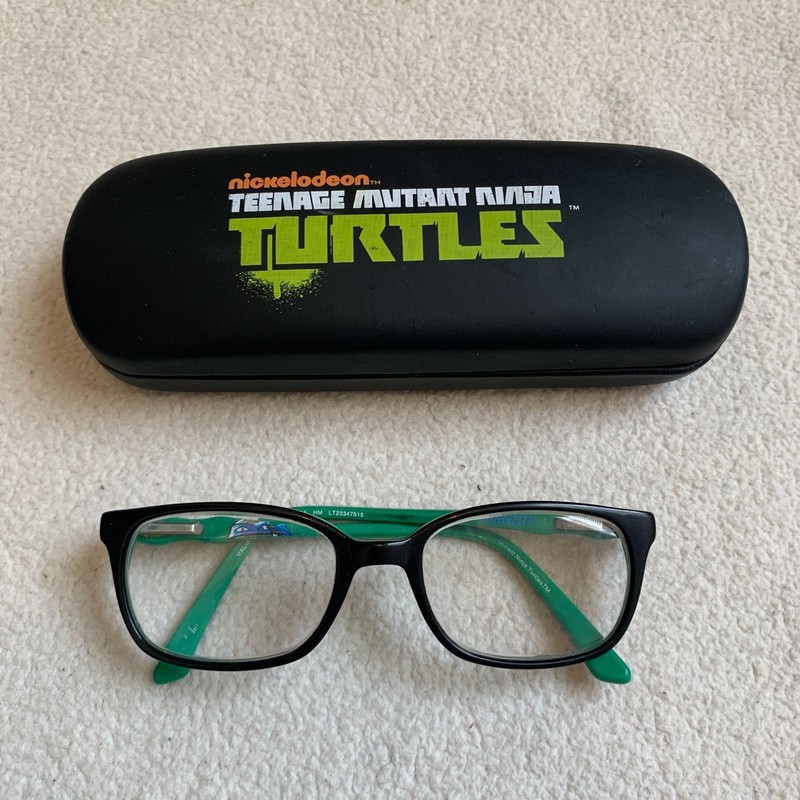 Teenage Mutant Ninja Turtles Leonardo Eyeglasses Frames Valiant Blk 40-17 125