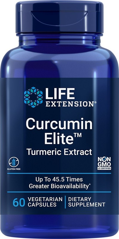 Life Extension Curcumin Elite Turmeric Extract- 60 VCaps. Get it FAST
