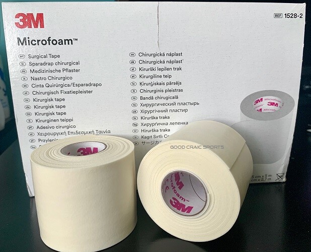 3M Microfoam ELASTIC FOAM Surgical Medical Tape 2″ x 5.5 yds – 1, 2, 4, 6 Rolls