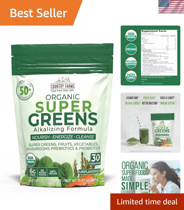 50 Organic Superfoods in One Bag – Natural Flavor Health Drink for Wellness