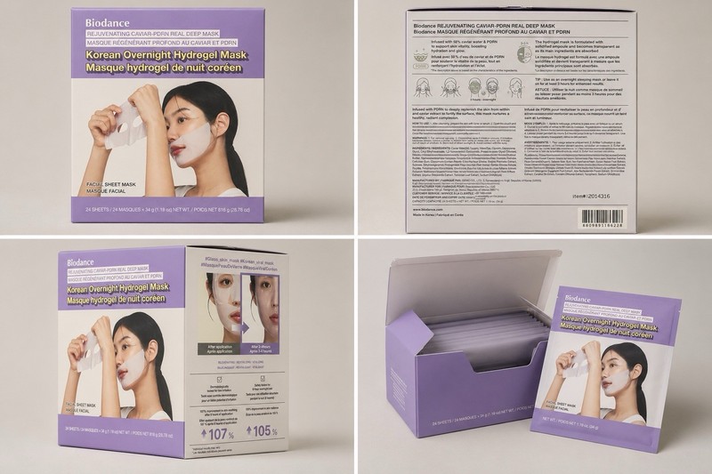 [BIODANCE] Rejuvenating Caviar PDRN Real Deep Mask, 3, 4, 8, 24 K-Beauy