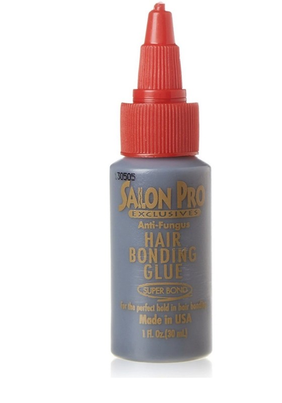 Salon Pro Hair Extension Bonding Glue Black 1 Oz
