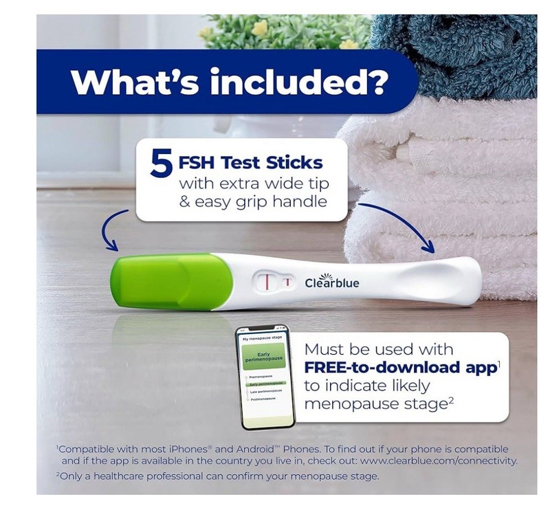 Clearblue Menopause Stage Indicator EXP 01/31/2026 5pks New Sealed gallery