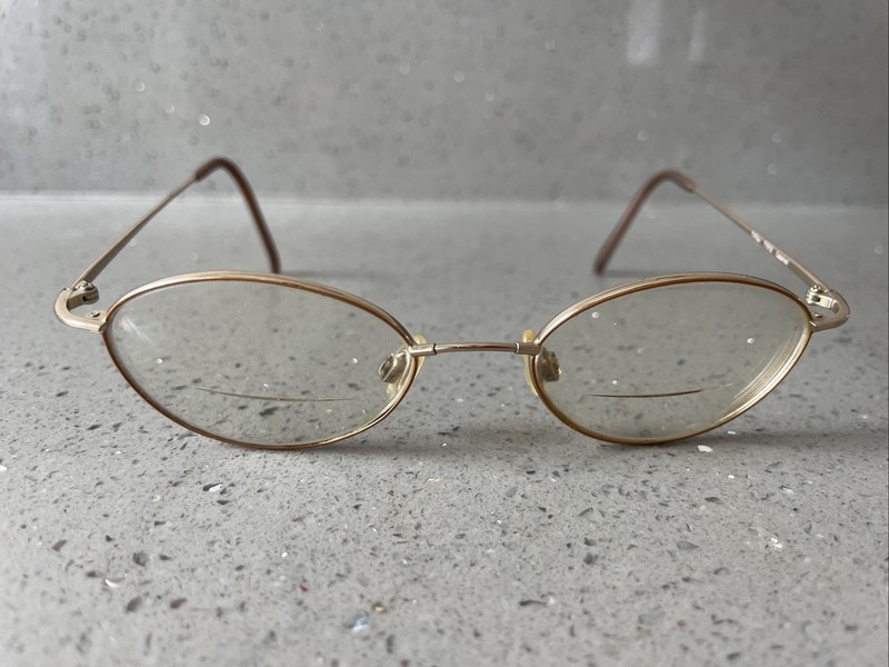 TI Flex T1512 1512 Caramel Eyeglasses Frames ONLY 48-18-135 Oval full rim gold