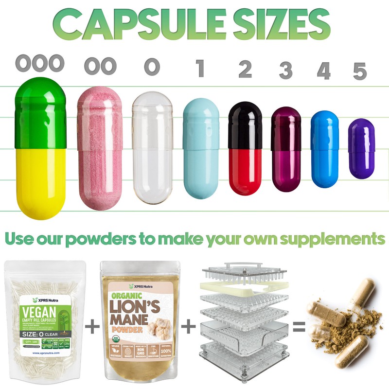 Capsules Express- Size 00 Purple Pearl Empty Gelatin Capsules Gelcaps Pills Caps gallery