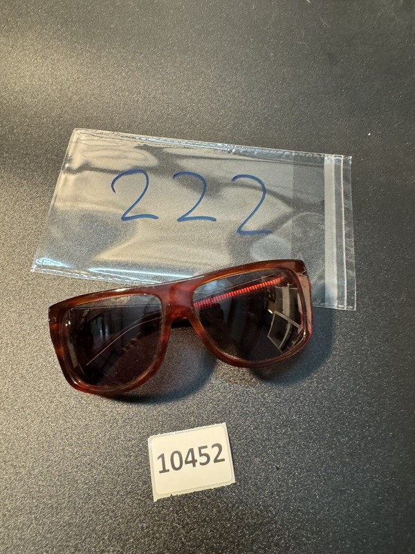 Gloria Coelho Chili Beans 1229 1503 Sunglasses Rare Square Red Brown