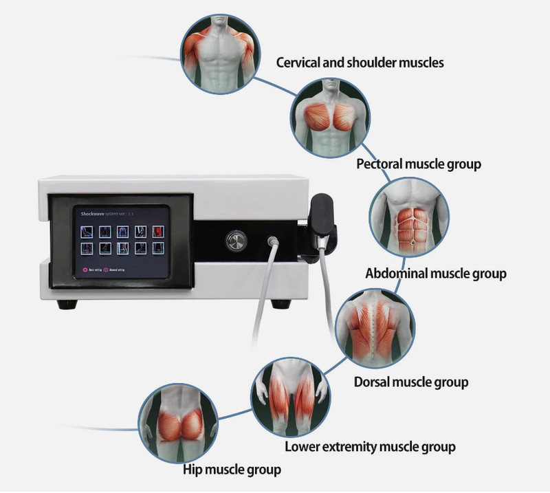 Shockwave Therapy Machine Radial Pneumatic Shock Wave ED Treatment Pain Relief gallery