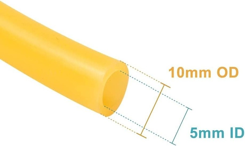 Natural Latex Rubber Tubing - 3/16" ID x 3/8" OD, 1M for Slingshots & Spears gallery