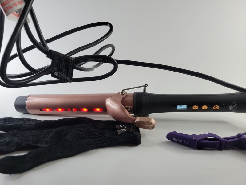 Sutra IR2 Infrared Curling Iron 1 3/8" 35mm Rose Gold Pink Ceramic Barrel + Clip gallery