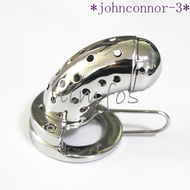 Custom Size+3 Sizes Stainless Steel Ring Hollow Chastity Cage Devices