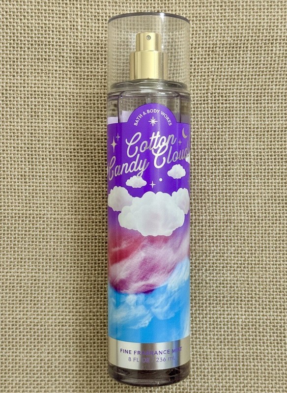 Bath & Body Works COTTON CANDY CLOUDS Fine Fragrance Body Mist Spray 8oz New