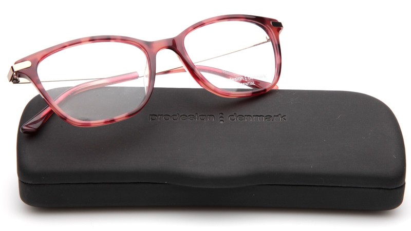 NEW PRODESIGN DENMARK CATCH 1 c.4024 Red Demi EYEGLASSES 51-17-140mm B38mm