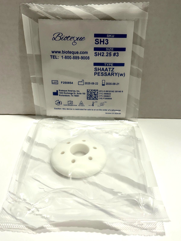Shaatz Pessary-Vaginal Gynecological Uterine Prolapse Support -Bioteque America