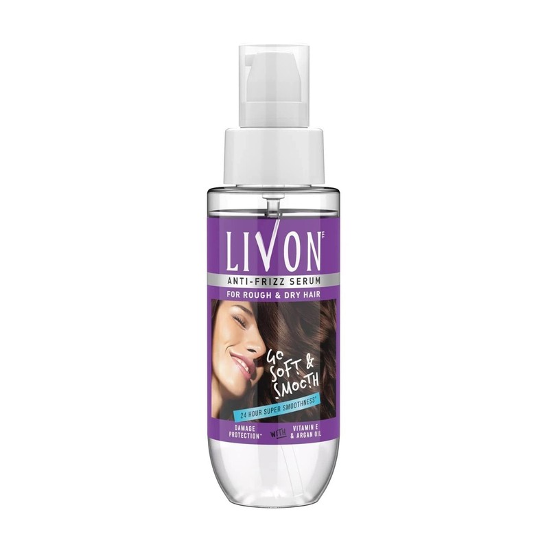 Livon Hair Serum 50ml | Argan Oil & Vitamin E | Smooth Frizz-Free Hair