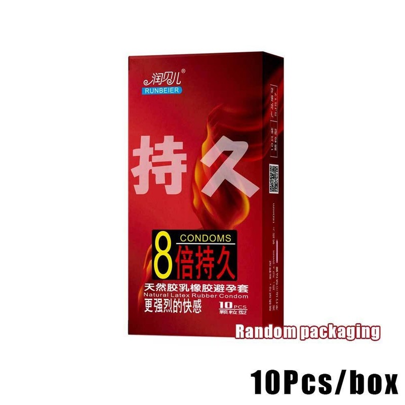 1Box/10pcs Adult Condoms Latex Sensitive Dotted Massage Ribbed Stimulate* gallery