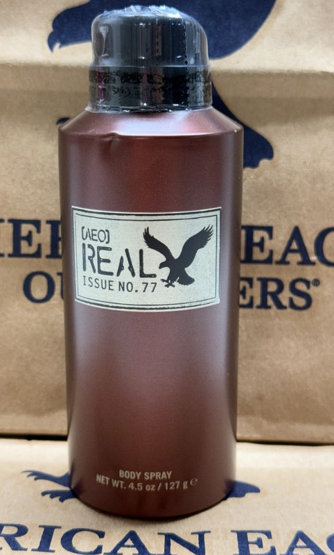 American Eagle AEO Real Issue No. 77 Men’s Body Spray 4.5 oz RARE
