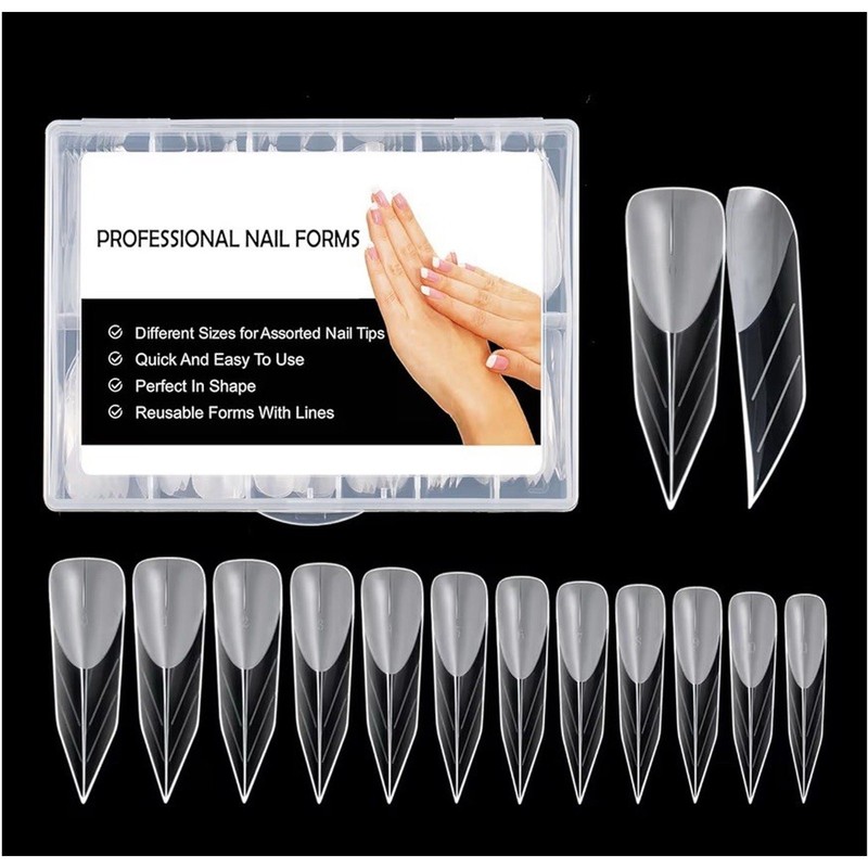 120 Pc Stiletto False Nails