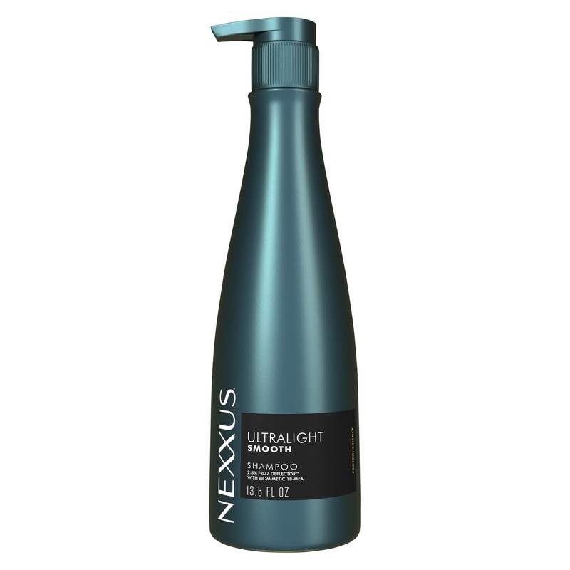Shampoo Nexxus Ultralight Smooth Smoothing Frizz Deflector 13.5 oz 18-MEA Hair
