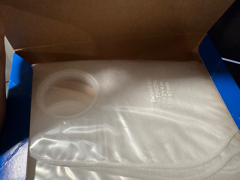 Securi-T 7312214 Drainable Ostomy Pouch 2-Piece 57mm (2¼”) 10/Box Exp 11/2026 Se