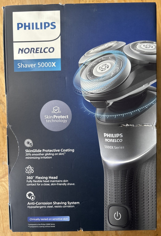 Philips Norelco 5000X Rechargeable Shaver (X5004/84) – Black… FREE S&H!