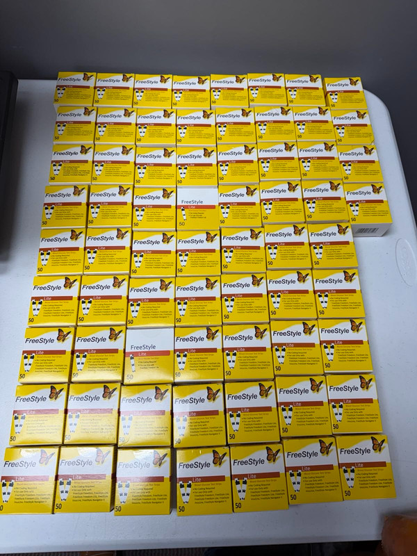 fr-ee-$tyle lite test $trips 50 count (4 x 50) 100 strips, EXP-04/2027 gallery