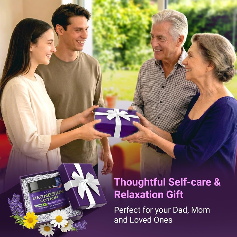 Senotori Nighttime Magnesium Cream with Arnica & Lavender, Chamomile, Topical... gallery