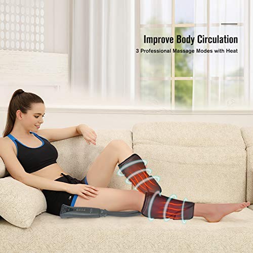 Leg Massager for Circulation Calf Massager with Heat 3 Modes 3 Intensities FT gallery
