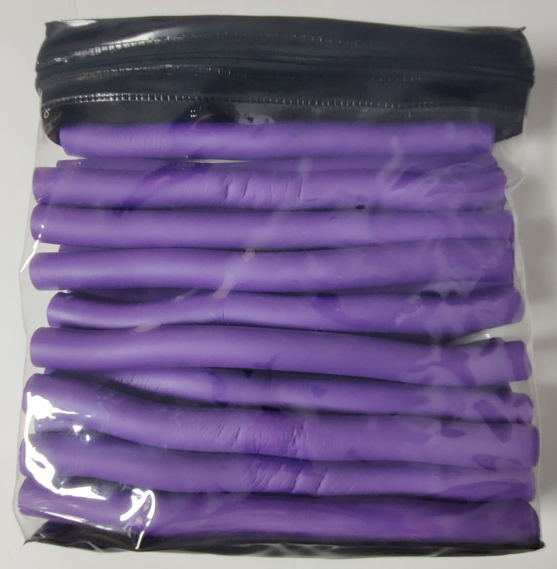 20 Pcs 9″ x 3/4″ Flexible Curling Rods Twist Foam Hair Rollers No Heat