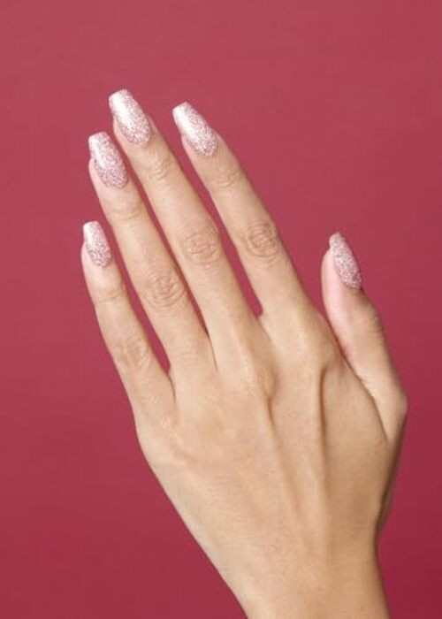 Semi Cured Gel Nail Strips () - Nude, Glitter, Works with Any N Pixie Dust gallery