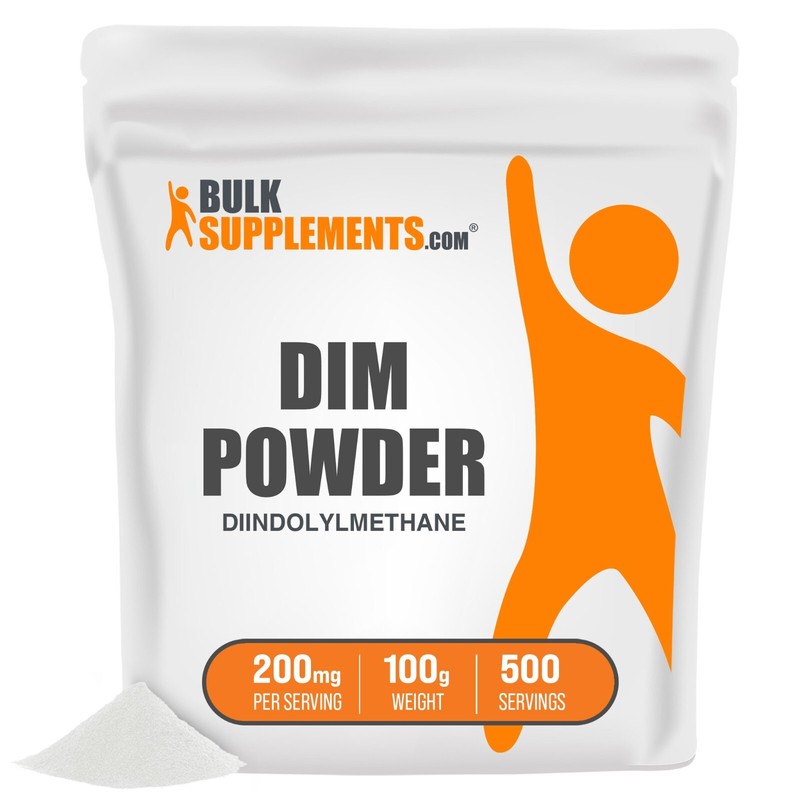 BulkSupplements Diindolylmethane (DIM) – Vegan Antioxidant – 200mg Per Serving