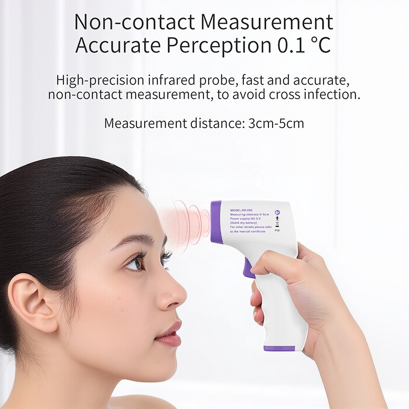 Digital Infrared Forehead Thermometer Gun Non-Contact Instant Read Fever Alarm gallery