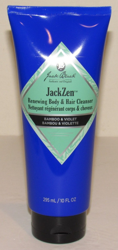 Jack Black JACKZEN Body & Hair CLEANSER 10 Oz Full Size Bamboo & Violet Zen