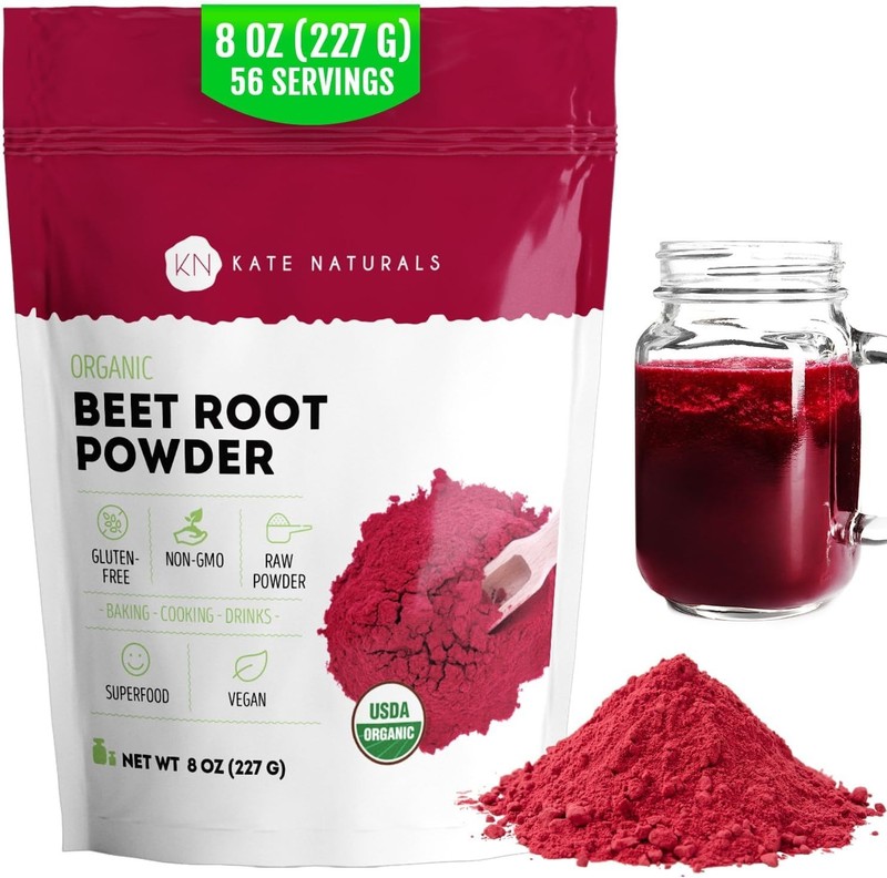 Nutrient-Packed Organic Beet Root Powder - 8oz for Healthy Smoothies & Recipes gallery
