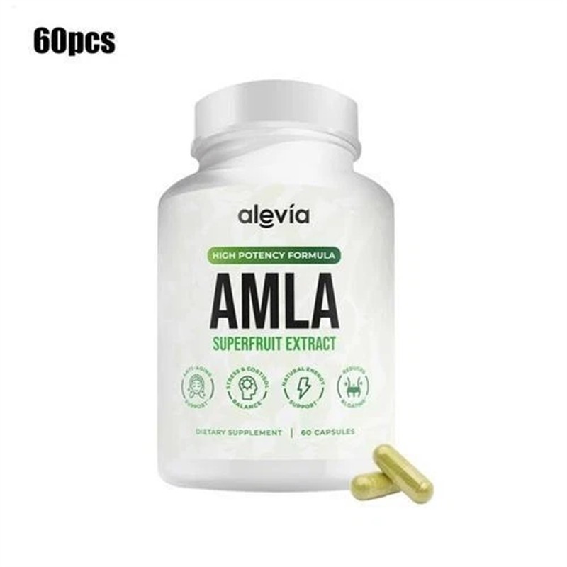 3x Alevia Organic Amla Capsules 1000mg Indian Gooseberry Antioxidant Supplement gallery