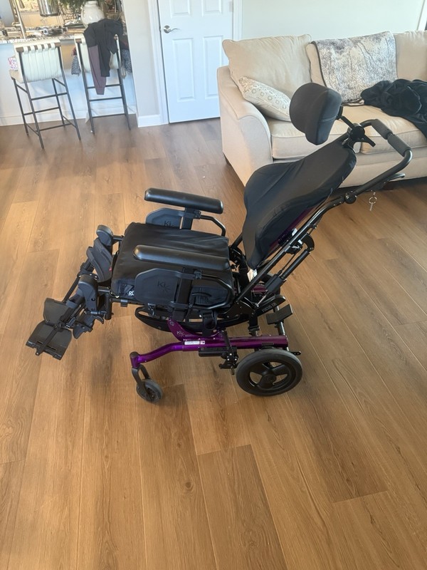 Ki Mobility CR Wheelchair Reclining w/ Elevating Leg Rests, Headrest, Locks