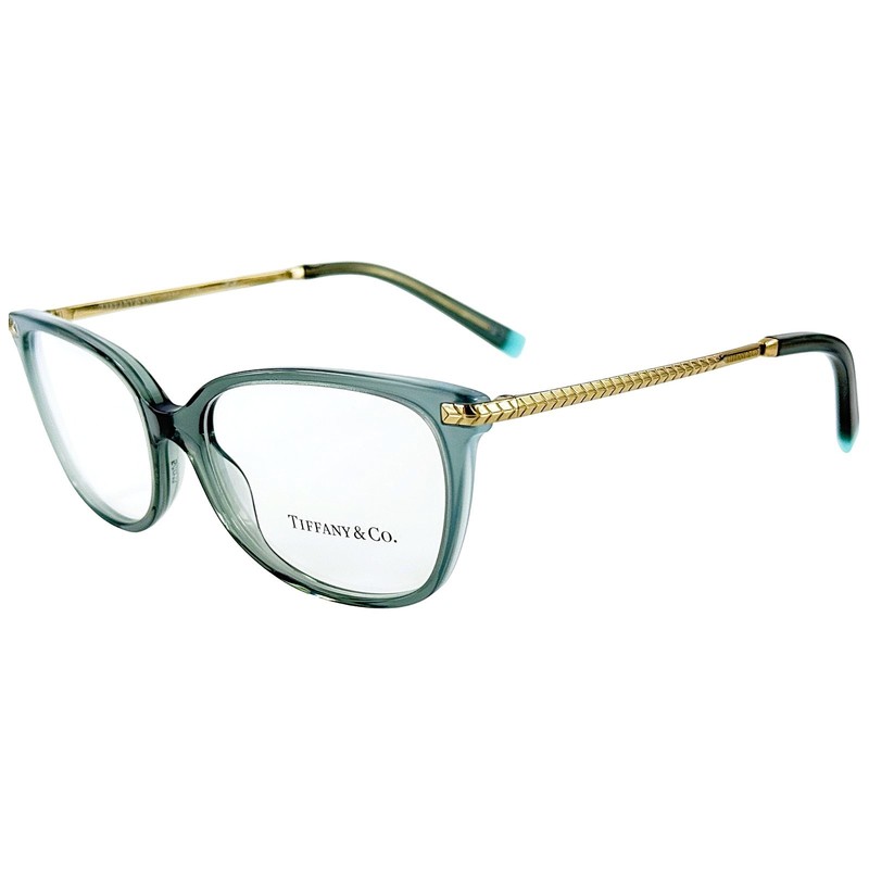 Tiffany & Co TF2221 Womens Plastic Eyeglass Frame 8346 Milky Green Grad 54-16