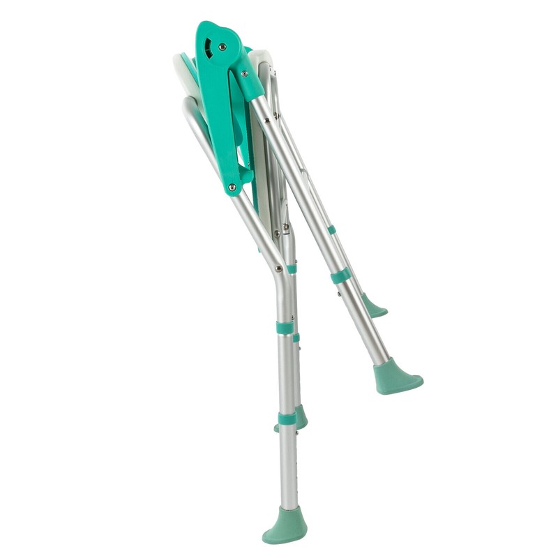275lbs Foldable Shower Seat Folding Bath Chair Heavy Duty Shower Chair gallery