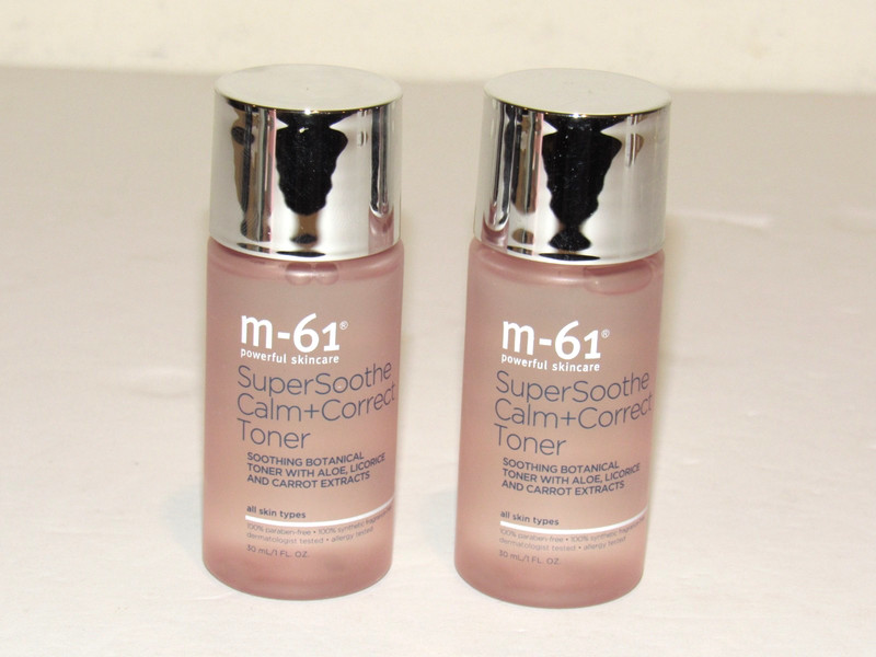 2 M-61 SuperSoothe Calm + Correct Toner 1 Oz 30 mL Each Super Soothe Travel Size