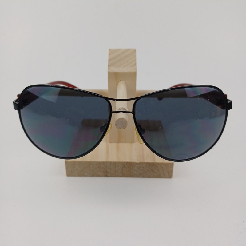 Guess GU6675 BLK-3F Aviator Sunglasses Frame 64 14 128mm Black & Red Metal